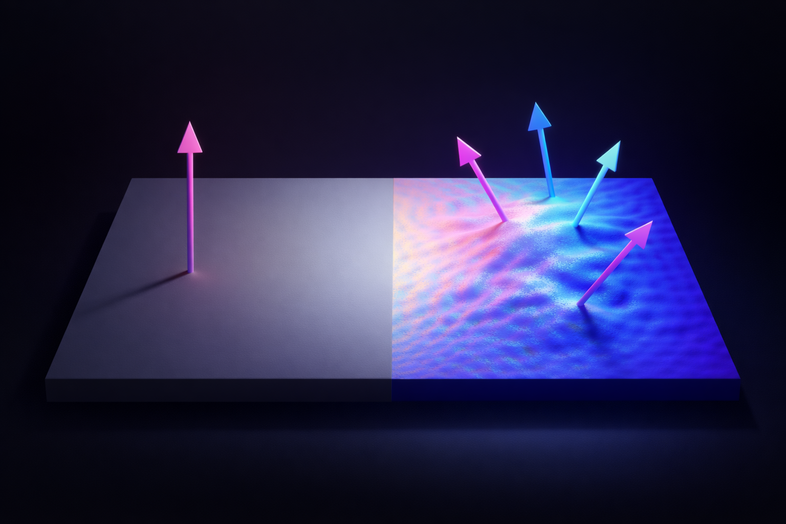 Normal map visualization showing surface detail on a low-poly mesh