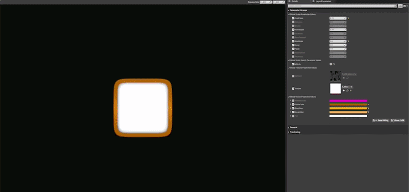 EnchantmentMaterial — all parameters in action